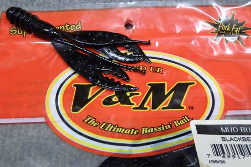 V&M Bait MUD BUG#BLK/BLCKBERRY